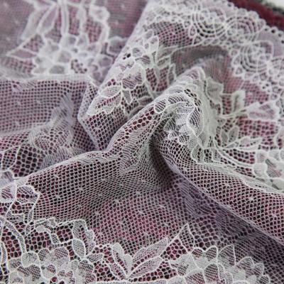 White Stretch Lace Trim