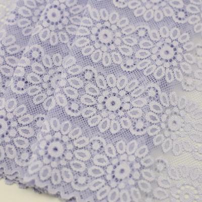 flower design jacquard stretch lace