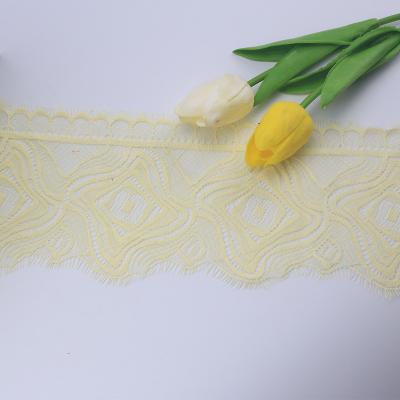 100% nylon eyelash lace for women dress