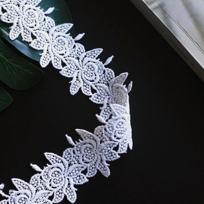 cotton embroidery lace  from china