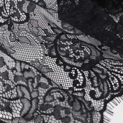 black new design eyelash lace