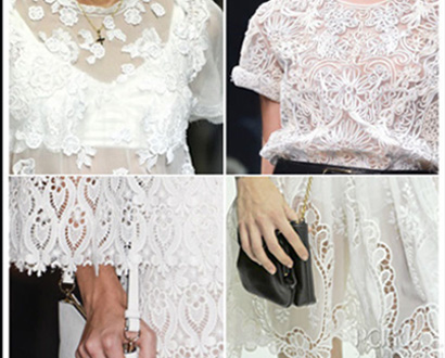 Clothing with lace create sexy and elegant.